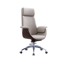 Leather boss office chair executive chair reclining lift home computer chair ergonomic leisure chair office furniture