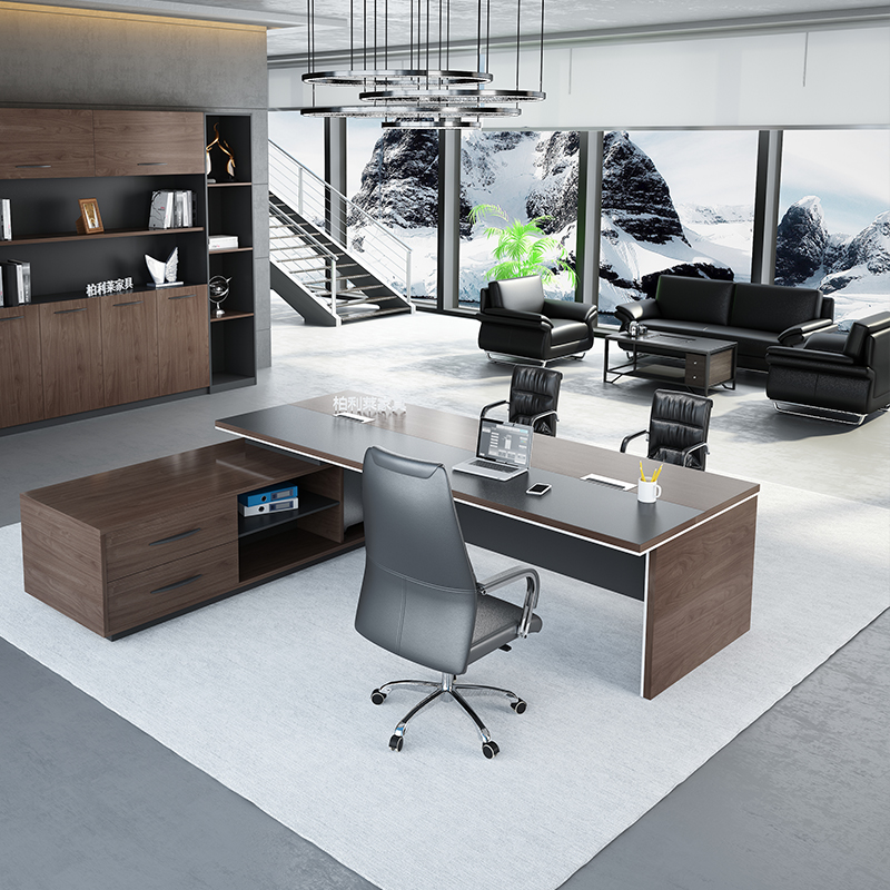 Boss desk simple modern single manager table atmospheric boss desk