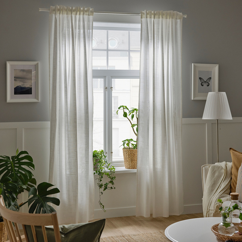 New Ikea Xifu Cold-Finished Curtains, Semi-Blackout Curtains for Living Room and Bedroom, Blackout Curtains for Balcony and Bay Window, Light-Blocking Curtains, Sheer Curtains New Ikea Xifu Cold-Finished Curtains, Semi-Blackout Curtains for Living Room and Bedroom, Blackout Curtains for Balcony and Bay Window, Light-Blocking Curtains, Sheer Curtains