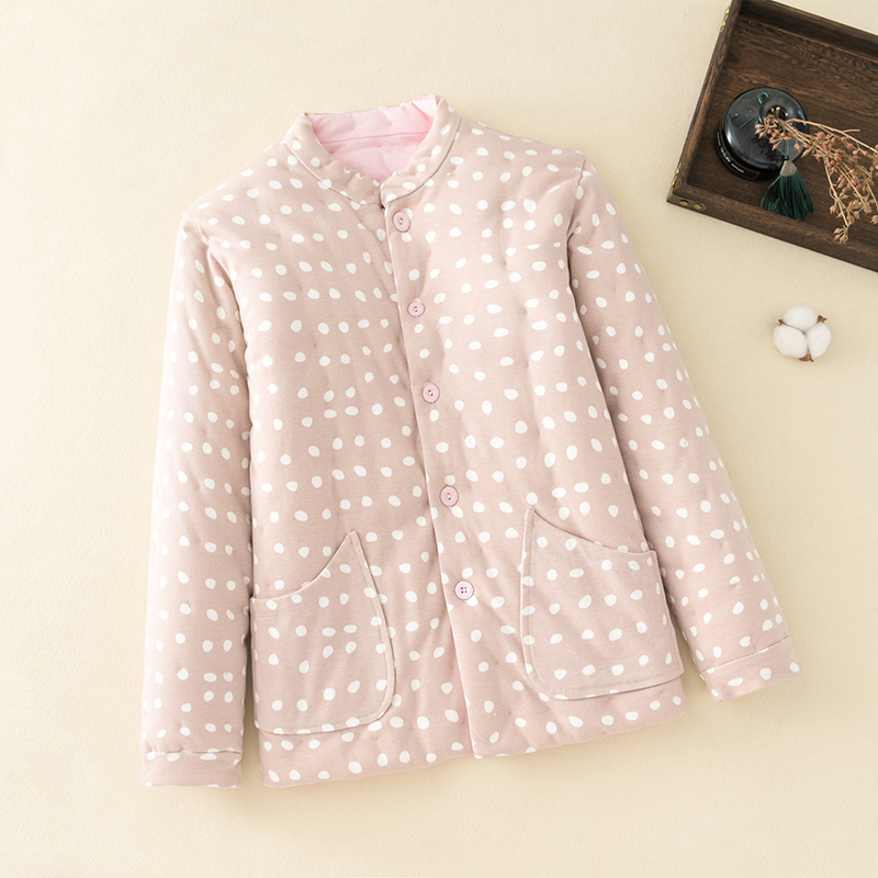 Winter Warm Women's Cotton Jacket, Close-Fitting Inner Wear, Thickened Cotton Coat, Handmade Cotton Clothing, Close-Fitting Inner Lining, Mom's Loungewear