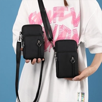 Маленькая сумка для телефона, небольшая сумка, мобильный телефон, тканевый мешок, портативный кошелек, осенняя