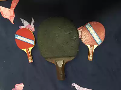 Table tennis racket friendship memorial racket 43rd table tennis championship nostalgic collection of film and television props