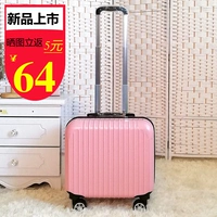 Mới lên máy bay vali 18 inch dễ thương nữ nhỏ xe đẩy trường hợp 16 inch nhỏ vali tươi mật khẩu hộp nam vali 24 inch