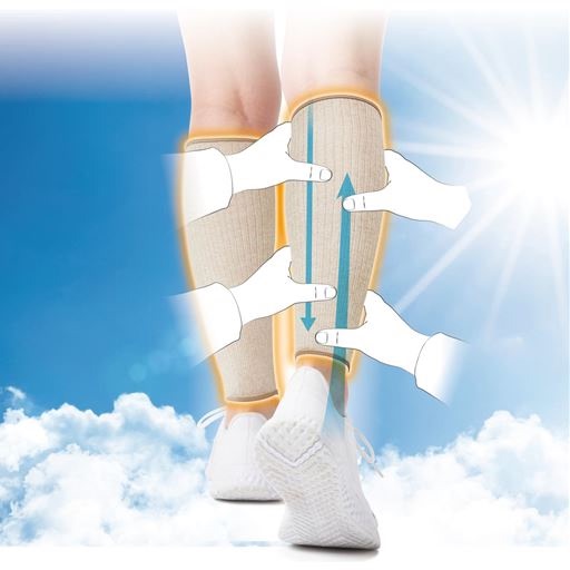 Made in Japan, Graduated Compression to Reduce Swelling, Prevent Lymph Fluid Accumulation, Promote Leg Blood Circulation, Elastic Leg Socks Made in Japan, Graduated Compression to Reduce Swelling, Prevent Lymph Fluid Accumulation, Promote Leg Blood Circulation, Elastic Leg Socks