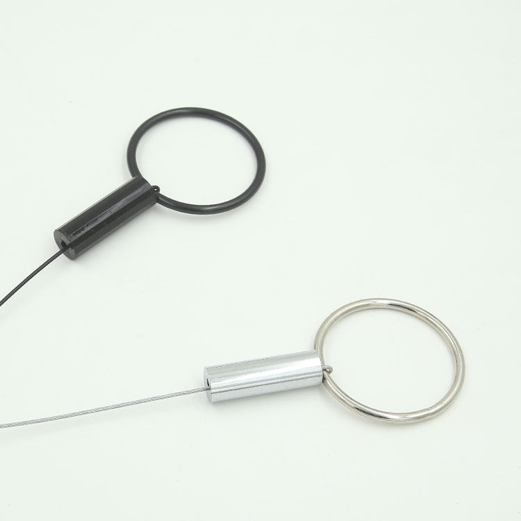 Clothing store steel ring steel wire hanging display stand ceiling hanging hanger shop decoration display stand props