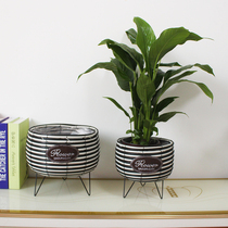 Handmade natural bamboo basket willow weaving flower maker bedroom living room background decoration ornaments weaving small basket green lotus pot