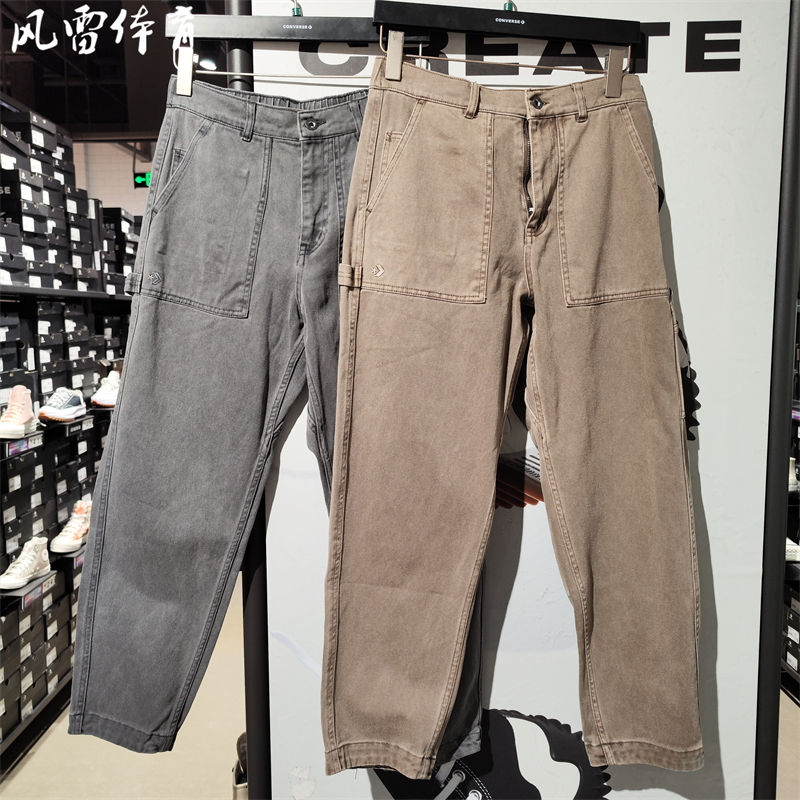 【Feng Lei】Converse Converse Workwear Style Retro Woven Men's Casual Trousers Jeans 10028465