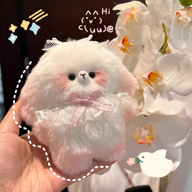 ຕົ້ນສະບັບ handmade doll plush toy pendant ງາມ versatile ຄູ່ຜົວເມຍຂອງຂວັນວັນເກີດ plush