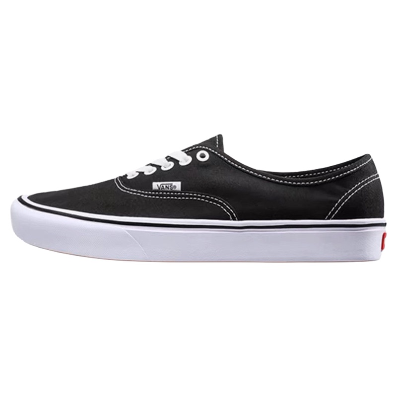 Vans Classic Black and White Low-Top Anaheim Men's and Women's Sports Casual Couple Canvas Shoes