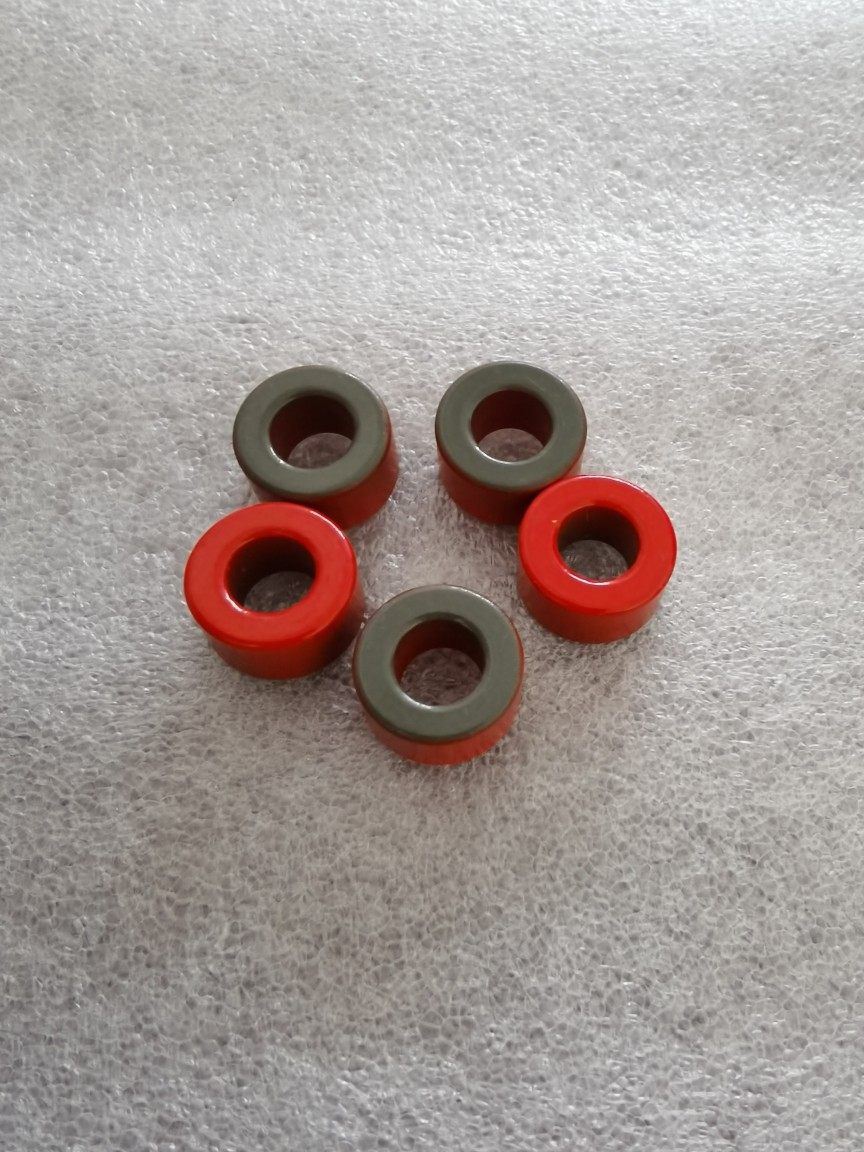 铁粉芯磁环T68-2D 红灰环 尺寸17.5mm-9.5mm-9.6mm KT68-2D红灰环