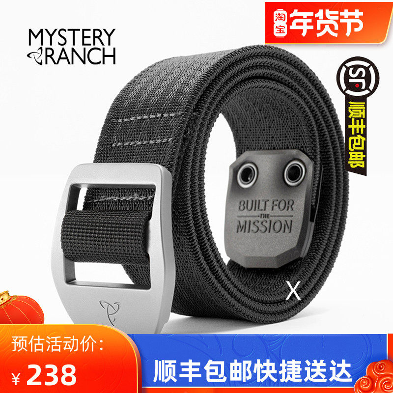 MYSTERY RANCH Mysterious Ranch Farm Titanium Alloy Metal Buckle Nylon Webbing Military Fan Outdoor Belt
