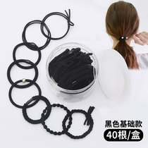 Black head rope rubber band hair rope headdress Korean simple tied hair holster high elastic hair ring rubber band female head tie