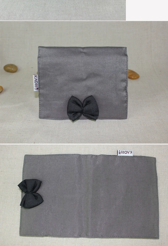 Kaoru handmade cotton in nơ cô gái băng vệ sinh túi giả túi lưu trữ thẻ gói tài liệu gói ưu đãi đặc biệt