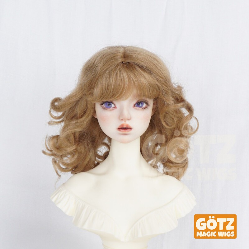 Doll Wig Mohair Medium-Long Hair Bjd Six-Point, Four-Point, Three-Point Fake Hair Parts in Stock