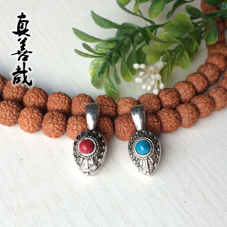 DIY Hidden Clips Counter Star Moon Bodice Inlaid Imitation Pine Stone Pearl Buddha Beads Candida Brass Silver Plated