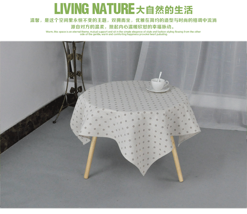Cotton linen nghệ thuật phong cách mộc mạc khăn trải bàn vuông khăn trải bàn vuông bảng bàn cà phê vải IKEA khăn trải bàn vải khăn ăn khách sạn