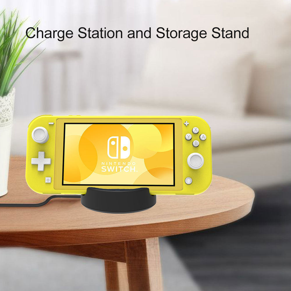 Поддержка хоста switch lite主机迷你充电底座带支架 增加usb口可外接手柄 座充
