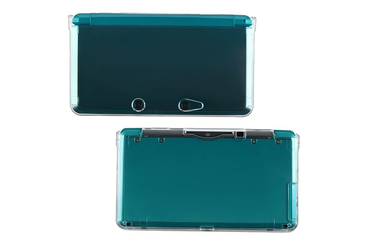 Vỏ pha lê 3DS cũ Vỏ 3D pha lê 3DS Vỏ bảo vệ 3DS Vỏ cứng trong suốt Chống rơi chống áp lực - DS / 3DS kết hợp playstation miếng dán trang trí cho máy chơi game