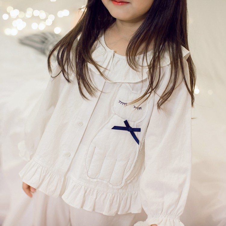 019 Spring and Autumn New Girls Home Clothes Children's Lovely Pajamas Han Edition Danso children's trousers
