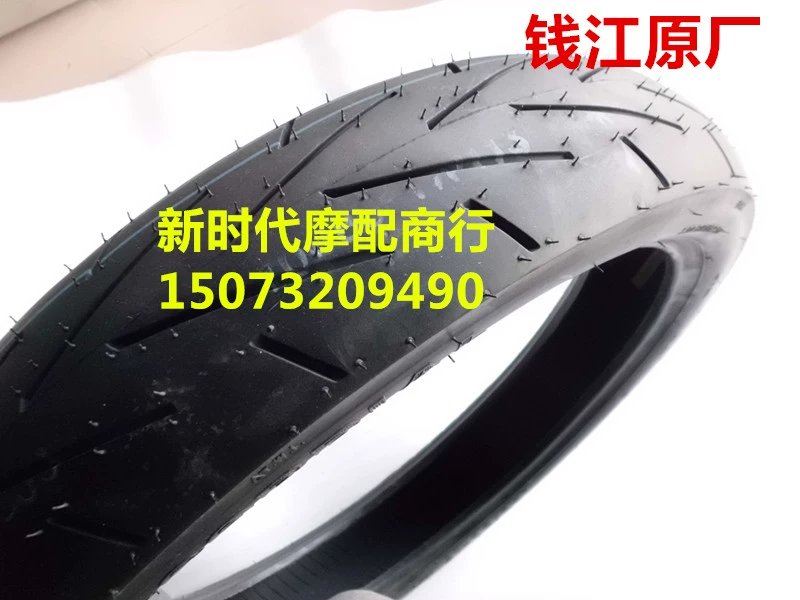 Lốp xe máy nguyên bản Qian Jianglong QJ150-19A / 19C lốp trước 100 / 80-17 lốp chân không - Lốp xe máy lốp xe máy không săm
