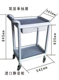 101C Korean-style medical car plastic trolley medical trolley outpatient cart healing cart Care cart delivery cart-Taobao