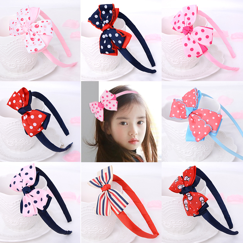 Han Edition Cute Bow Tie Child Baby Hair Stirrup Princess Girl Sweet Girl Sweet Girl Hair Accessories Hair Accessories