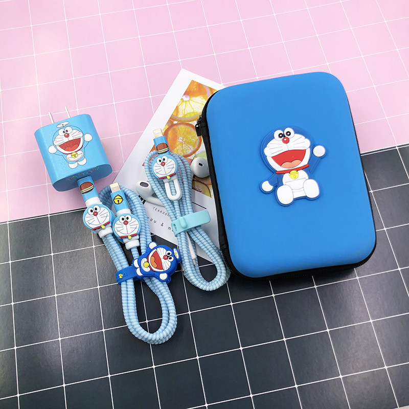 Jevo applicable data cable protective cover iPhone11pro max earphone winder 18W charger sticker