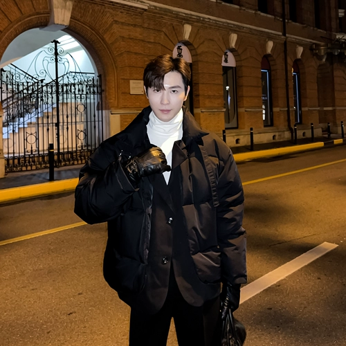 Оригинальный дизайнерский брендовый комплект, пуховик, демисезонная куртка, в корейском стиле