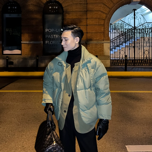 Оригинальный дизайнерский брендовый комплект, пуховик, демисезонная куртка, в корейском стиле