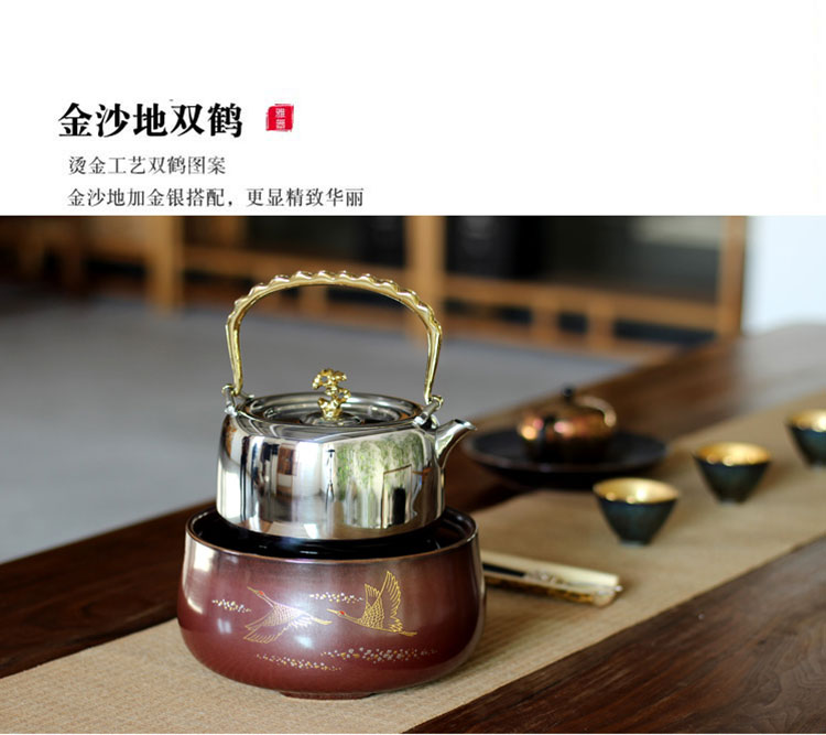 bếp ga rinnai điện máy chợ lớn Đài Loan Long Yinzhai bếp gốm sứ bếp câm nhà không câm bức xạ nhỏ không chọn nồi đun nước trà đun sôi - Bếp điện bếp đôi hồng ngoại