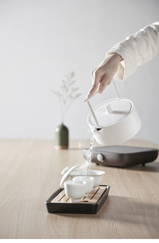 [Mới] Bếp điện đơn giản ba vùng bếp trà câm gia đình câm điện bếp trà pha trà đặt bếp nhỏ - Bếp điện