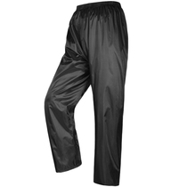 Rain pants mens lower body waterproof womens single strip adult double-layer motorcycle riding wear-resistant outdoor rain clothes pants summer