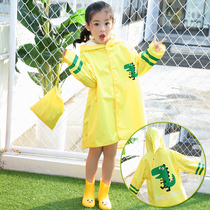 Childrens raincoat girls baby kindergarten boy 1-3 years old children transparent waterproof little girl 2-6 poncho cute