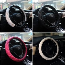 Car interior jewelry high-end steering wheel cover Crystal Crown Diamond steering wheel with drill Four Seasons handle Lady