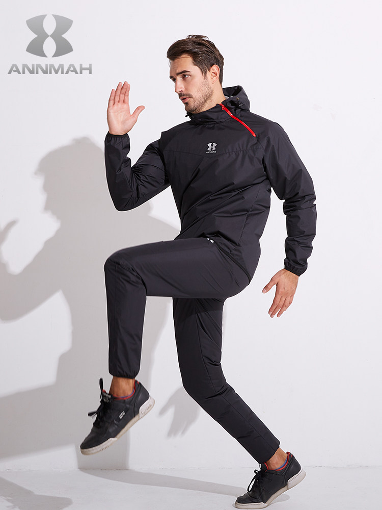 Sweat suit Women's down body suit Men's big size 300 pounds Sports running sweat sweat gym sweat suit suit