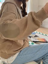 Japan SLY2021 autumn winter new oversize even cap sweatshirt lady loose plus suede casual coat tide