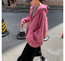 Japan SLY Weater womens jersey Link hat 2020 Autumn Winter Style Relaxation Day Ensemble Original Juku Wind 100 Hitch Coat