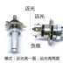 Universal xe máy bóng đèn LED bóng đèn sửa đổi bóng đèn đôi vuốt ba bóng đèn siêu sáng trắng sáng HJ đèn pha - Phụ tùng xe máy