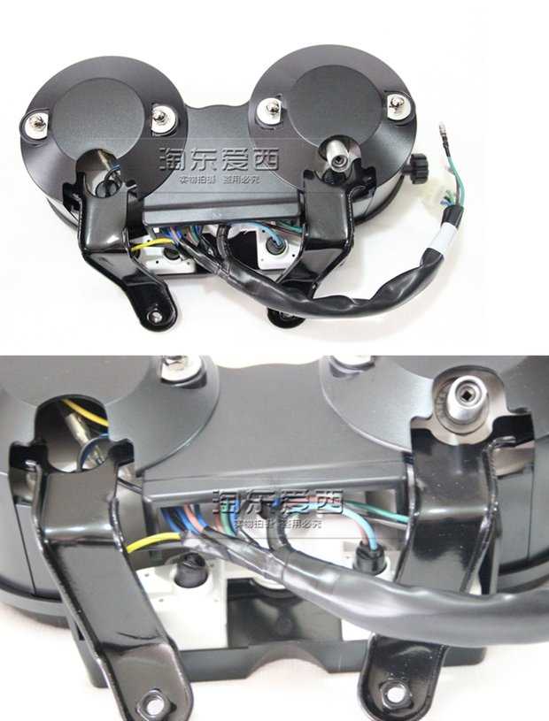 Yamaha JYM125-2-3-G YBR125 YBZ bảng mã đồng hồ lắp ráp ba mét quốc gia - Power Meter mặt đồng hồ xe dream