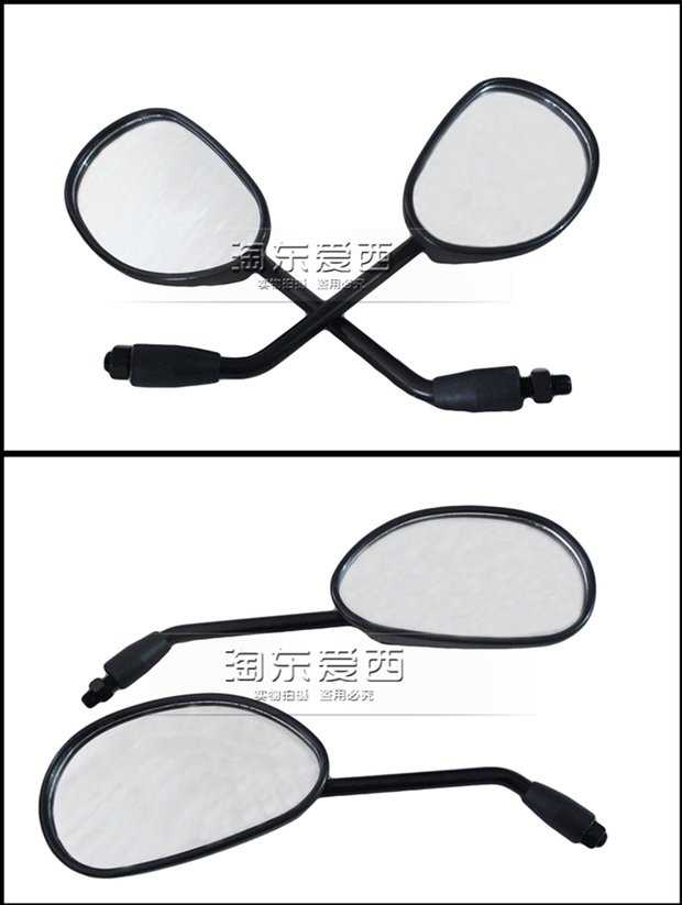 Năm chiếc xe máy WH125-13 Gương Kai Ying WY125-S gương chiếu hậu mới gương chiếu hậu gương chiếu hậu - Xe máy lại gương gương xe máy tròn