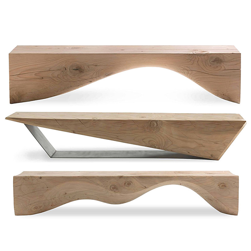 Log changing shoe stool hotel homestay bench leisure special-shaped wooden pier whole wood TV cabinet solid wood pine bench