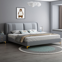 Leather Bed Linen Bed 1 2 Children 1 5 Air Pressure Storage Modern Minima Small Household Genuine Leather Bed Subbed 1 35 m beds