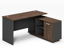 Beijing Office Furniture Owner Desk Big Bandae Modern Briefing Desk Manager Desk Manager Computer Desk With Side Cabinet