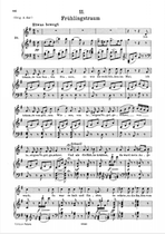 Spring Dreams-G tuning winter trip bGABC D F E-adjustable piano orthospectrum vocal accompaniment five-line Spectral Spectral