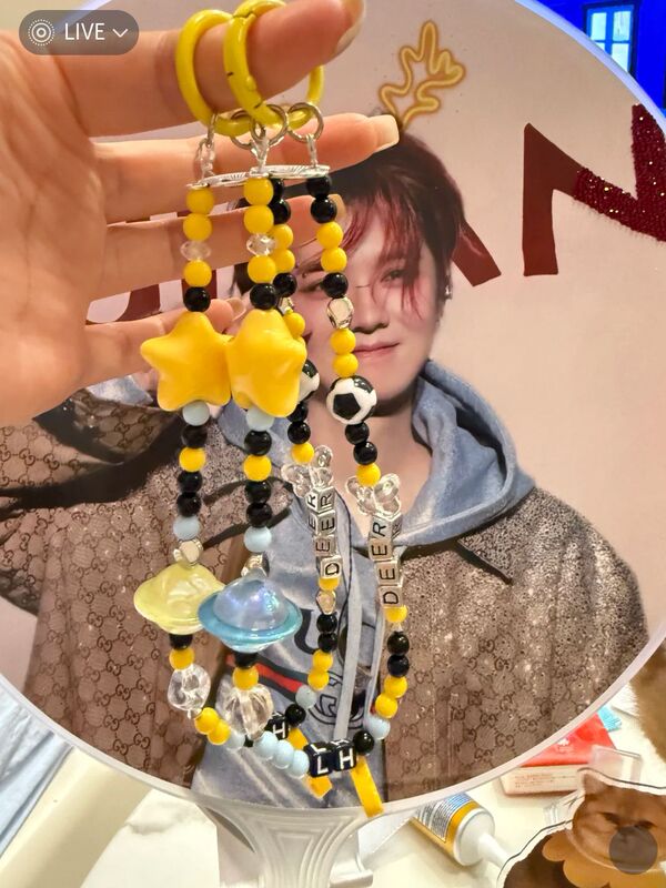 Lu Han Merchandise Creative Phone Chain Cheering Stick Color Matching Cute Bag Pendant Keychain Accessory Fan Support Lu Han Merchandise Creative Phone Chain Cheering Stick Color Matching Cute Bag Pendant Keychain Accessory Fan Support