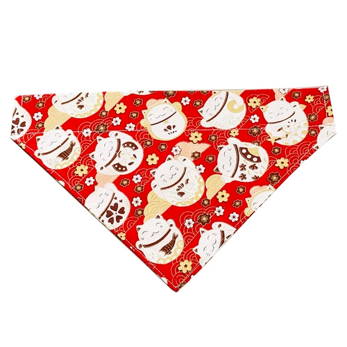 Pure Cotton Cat, собачья собачья рта водяной полотенце, большой, средний, треугольный шарф, плюс