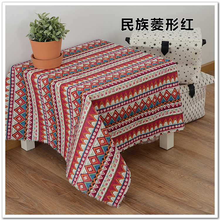 Vải nhỏ điểm bông vải nghệ thuật bàn cà phê bàn ​​tròn khăn trải bàn tùy chỉnh ren khăn trải bàn phong cách dân tộc khăn trải bàn trang trí