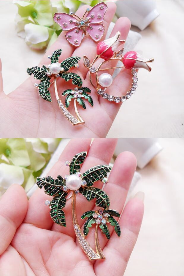 2018 Châu Âu và Hoa Kỳ retro chim ruồi nhỏ nuốt con sóc sóc côn trùng áo khoác sang trọng áo khoác phụ kiện trâm cài huy hiệu cài áo