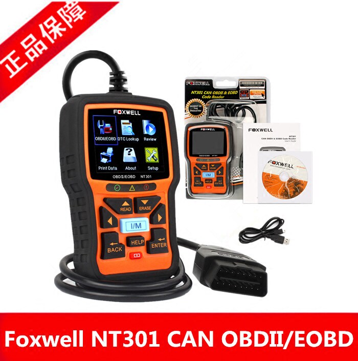 FOXWELL NT301 OBDII Automotive Scanner Car Diagnostic Tool