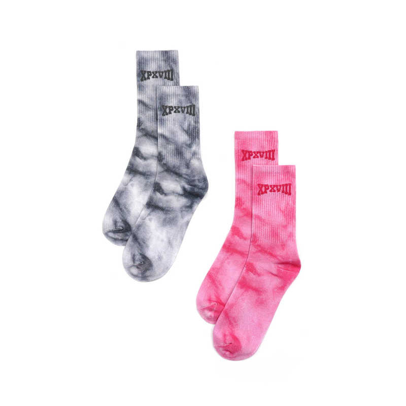 Xpx Pakho Chau Marble Tie Dye Marble Texture Tie-Dye Team Print Socks
